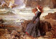 John William Waterhouse Miranda - The Tempest oil painting